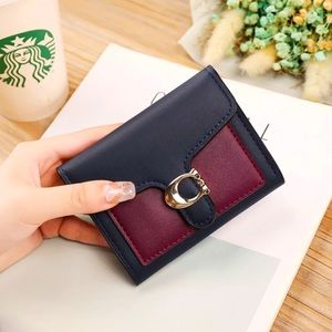 Colorblock Small Wallet & Card Case